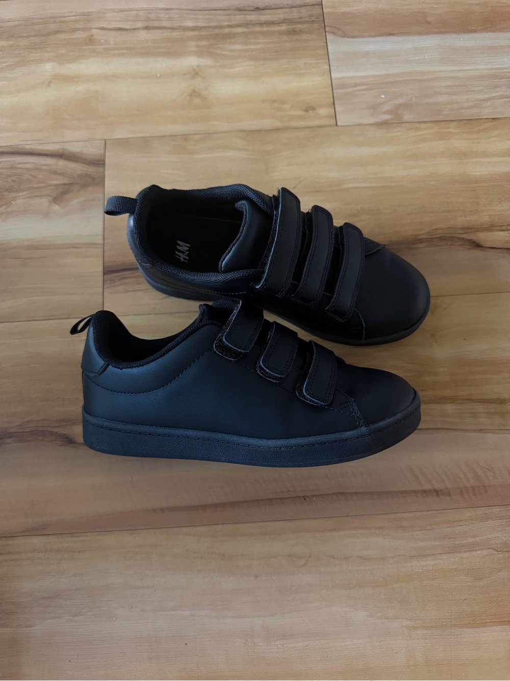 H&M Kids Black Velcro Strap Sneakers